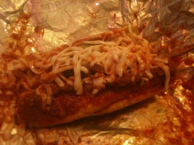 Breaded steak sandwich, Ricobene's.