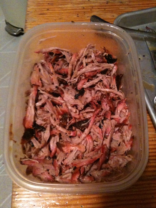 Here's what pulled pork looks like.