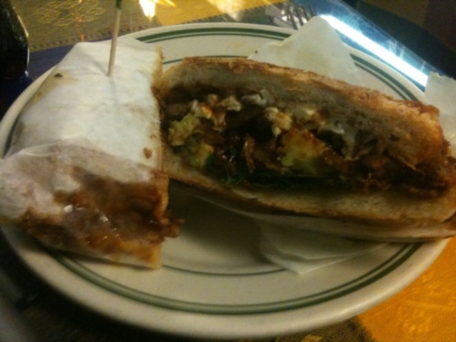 Cemita al Pastor from Tulcingo Del Valle, Manhattan.
