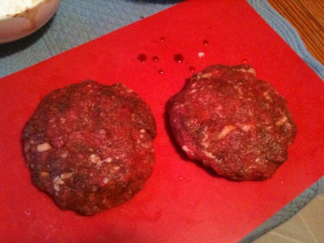 This is what antelope burgers look like.