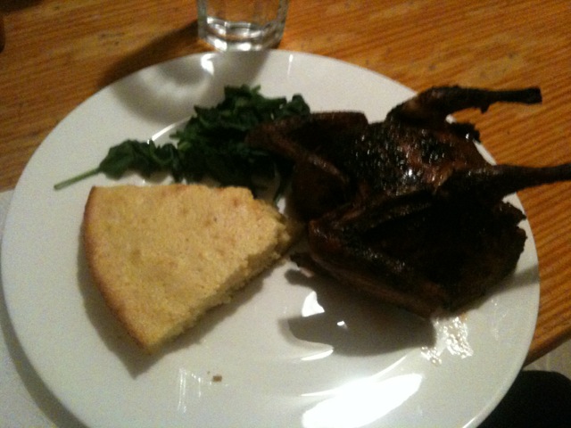 Here's what barbecued squab looks like.