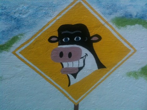 "Moo." - The Cow.