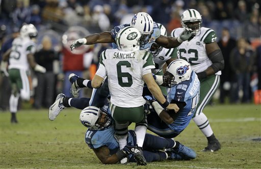 Mark Sanchez, Derrick Morgan, Will Witherspoon