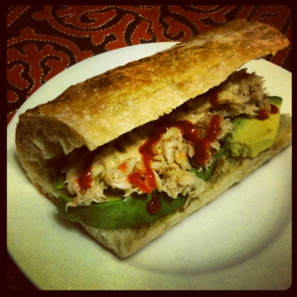 Here's what the Sushi Sandwich looked like.